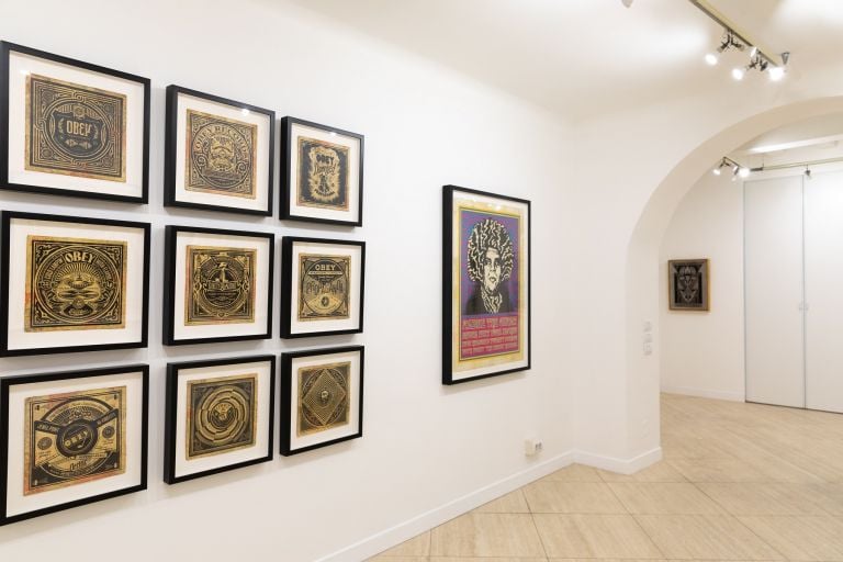 WK, Shepard Fairey, Strategies for a revolution, installation view, credits Vittorio Lico