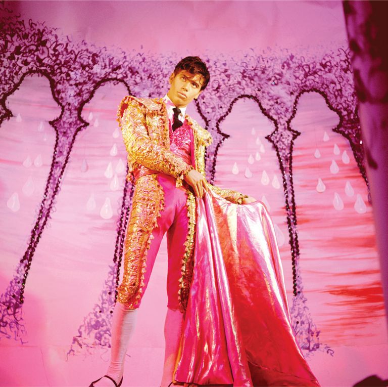 ca. 1965 Production still from James Bidgood’s Pink Narcissus, 1971, da Artforum