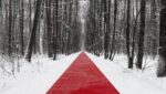 nikita subbotin 5 Un lungo “red carpet” attraversa la foresta russa innevata