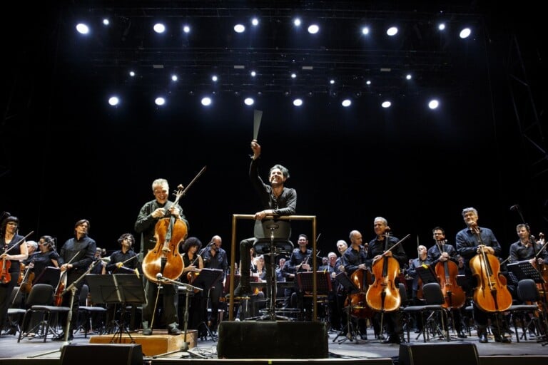 Roma, 12 07 2018 Auditorium Parco della Musica. Stagione Estiva: EZIO BOSSO NUOVI MONDI, Orchestra dell'Accademia Nazionale di Santa Cecilia, © Ianniello, Musacchio e Pasqualini per Accademia Nazionale di Santa Cecilia