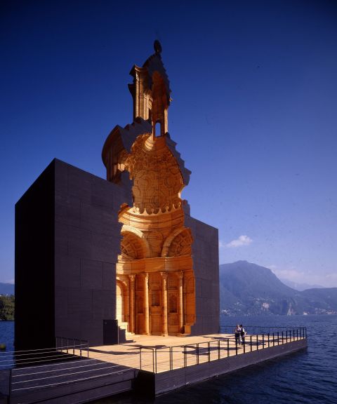 Mario Botta. SAN CARLINO (Lugano, Svizzera 1999 - smantellamento 2003) Credit: Enrico Cano