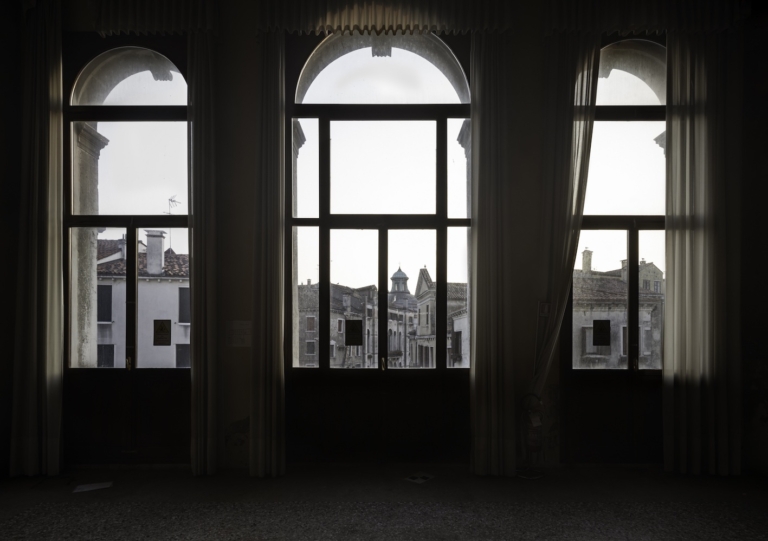 View from the windows on Palazzo Diedo’s second piano nobile floor. Ph. ©Alessandra Chemollo, courtesy of Berggruen Arts & Culture