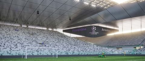 Progetto di riqualificazione dello stadio Franchi di Firenze - Courtesy Arup Italia