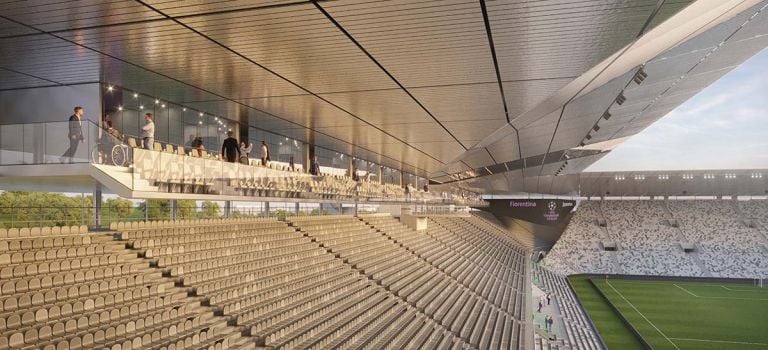 Progetto di riqualificazione dello stadio Franchi di Firenze - Courtesy Arup Italia