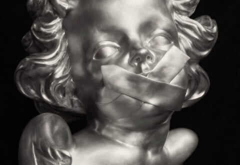 Rachel Lee Hovnanian, Angels Listening, 2022. Performance, mixed media. Photo © Giovanni Ricci Novara 