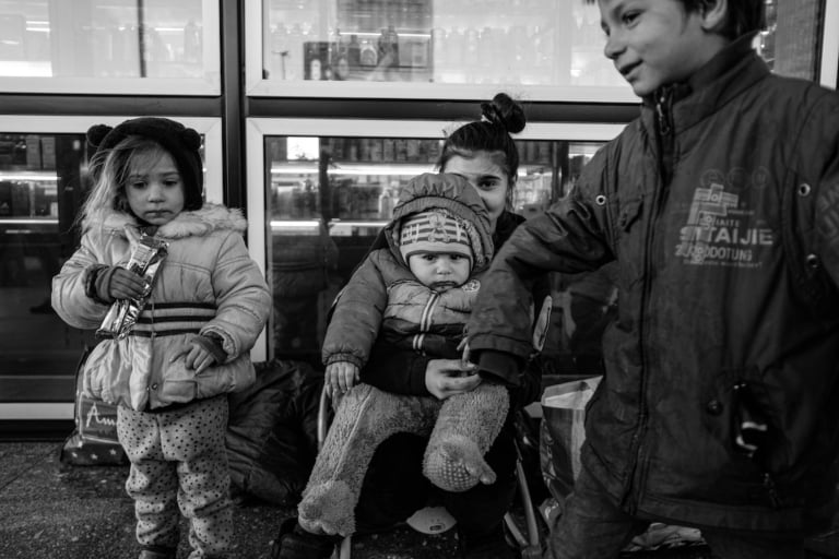 Centro di accoglienza per rifugiati ucraini alla stazione centrale di Varsavia, Polonia. Foto di Francesco Faraci