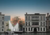 Stefano Boeri Architetti Hanji lighthouse, view from Canal Grande 2022 Digital collage Courtesy Stefano Boeri Architetti
