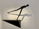 Alex Pinna, Keep go on, 2017, bronzo e ferro, cm 120x90x40, ed. 6+1