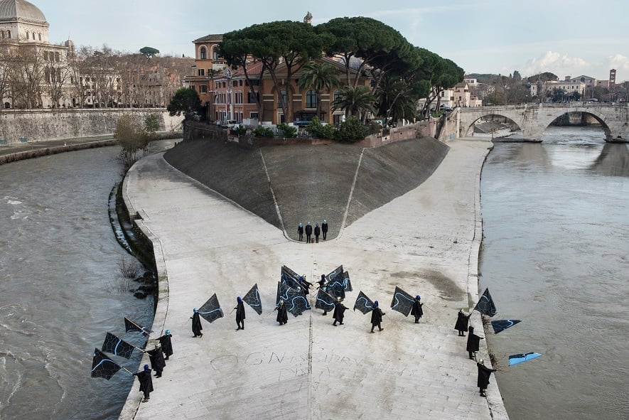 Andreco, TIBERINA romaeuropa, Climate art project