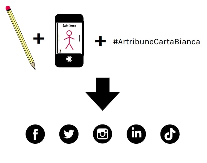 #ArtribuneCartaBianca istruzioni per l'uso © Artribune Magazine
