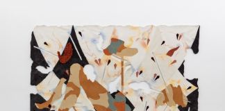 Bea Bonafini, Il Trionfo, 2018, Pastel on mixed carpet inlay, 480 x 265 cm. Photo Daniele Molajoli. Courtesy l'artista & Eduardo Secci, Firenze