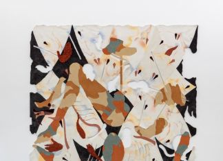 Bea Bonafini, Il Trionfo, 2018, Pastel on mixed carpet inlay, 480 x 265 cm. Photo Daniele Molajoli. Courtesy l'artista & Eduardo Secci, Firenze
