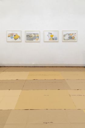 Cesare Viel. Condividere frasi in un campo allargato. Exhibition view at Galleria Milano, Milano 2022. Photo Roberto Marossi
