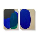 Daniel Eatock, Super Spectrum 09, Rolling Pin Paintings (dyotich), 2022