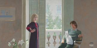 David Hockney, Mr. and Mrs. Clark and Percy, 1970-71. Tate © David Hockney. Photo Tate
