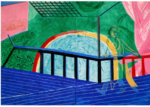 David Hockney Self Portrait on the Terrace 1984. Courtesy of Phillips Le giovani promesse trainano l’asta di Phillips a Londra