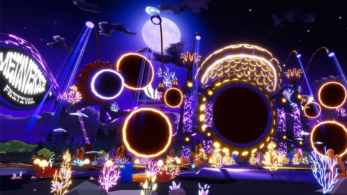 Decentraland ha ospitato il primo Metaverse Festival su larga scala a ottobre 2021