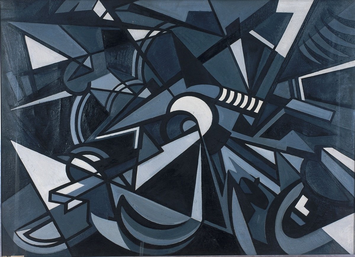 Emilio Vedova, L'urto, 1949-50. MA_GA, Gallarate