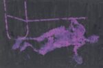 Georg Baselitz, Wagon lit mit Eisenbett, 2019, olio su tela, 300x450 cm. Centre Pompidou, Mus e national d’art moderne, Parigi © Georg Baselitz 2021. Photo Jochen Littkemann, Berlino