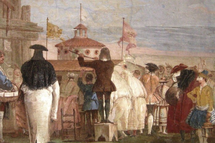 Giandomenico Tiepolo, Il Mondo Novo, 1757. Villa Valmarana ai Nani, Vicenza