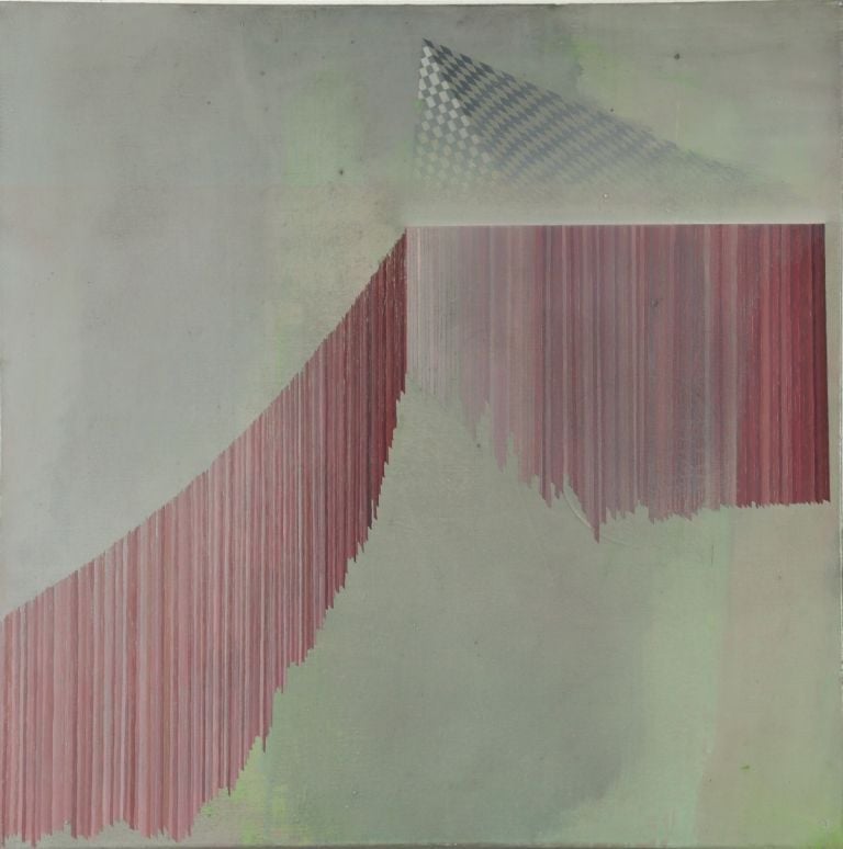 Gillian Lawler, Edgeland II, 2021, oil on canvas, 60 x 60 cm