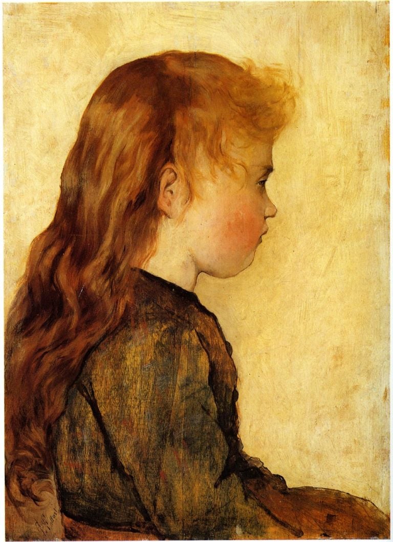 Giovanni Fattori, Gotine rosse, 1882 ca., olio su tavola. GAM – Galleria Civica d’Arte Moderna e Contemporanea, Torino