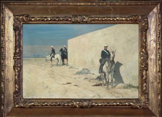 Giovanni Fattori, In vedetta, 1872, olio su tela. Fondazione Progetto Marzotto, Trissino