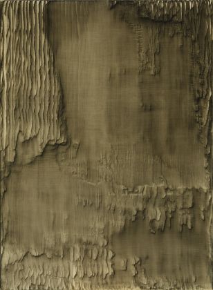 Giuseppe Adamo, Bark II, 2022. Acrilico su tela, 137 x 100 cm. Courtesy l'artista