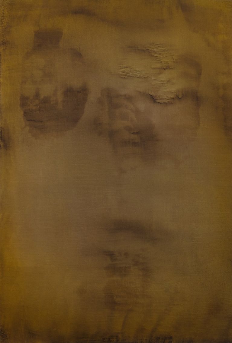 Giuseppe Adamo, Senza titolo, 2019. Acrilico su carta, 95,5 x 65 cm. Courtesy l'artista