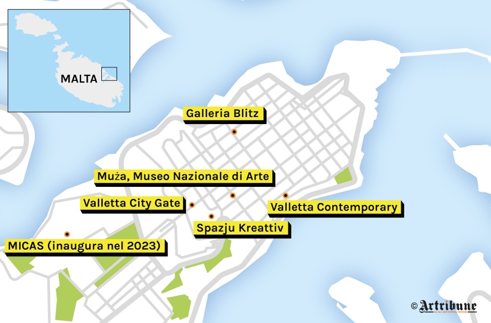 Gli spazi del contemporaneo a Valletta © Artribune Magazine