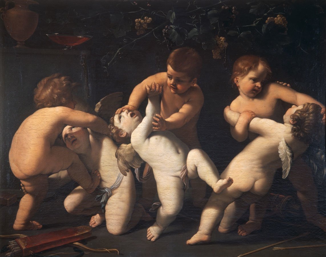 Guido Reni, Lotta di putti, 1625 ca. Palazzo Doria Pamphilj, Roma