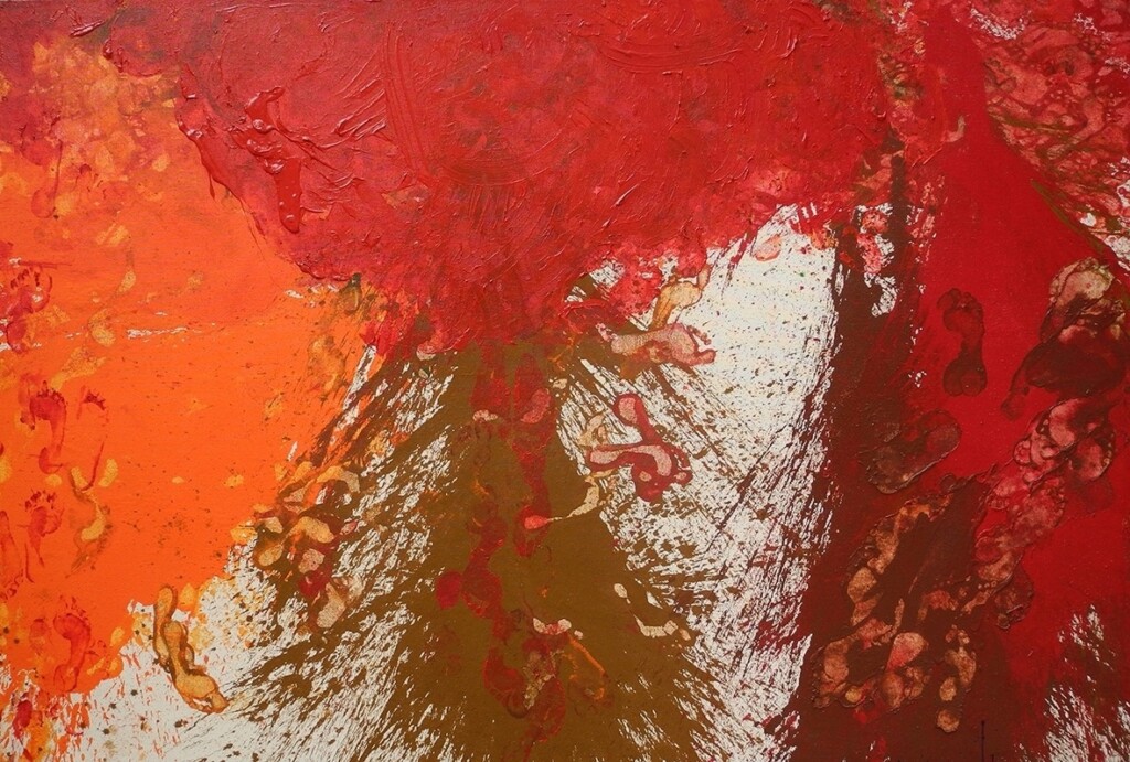 Colore ed emotività nella mostra di Hermann Nitsch a Milano