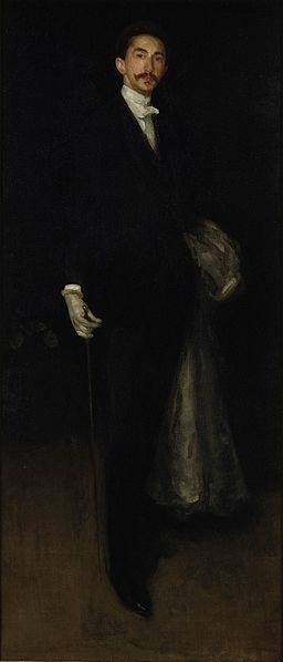 James Abbott McNeill Whistler, Arrangement in Black and Gold. Comte Robert de Montesquiou Fezensac, 1891 92, olio su tela, 208,6 x 91,8 cm. The Frick Collection, New York © 2021 Joseph Coscia Jr.