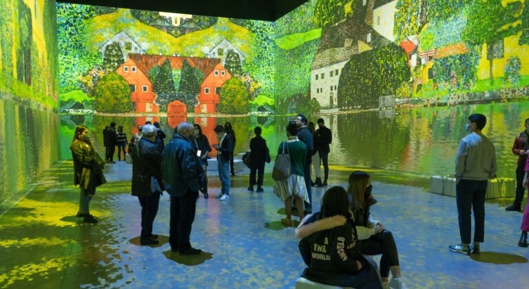Klimt Inmersiva, prod. Madrid Artes Digitales, Matadero, Madrid 2022