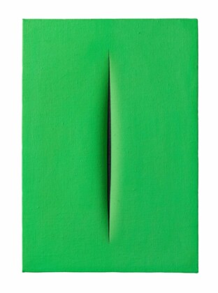 Lucio Fontana, Concetto spaziale, Attesa, 1965, Courtesy Sotheby's