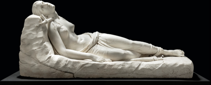 Antonio Canova (Possagno 1757-1822 Venice) Maddalena Giacente (Recumbent Magdalene) marble, 1819-1822 75 x 176 x 84.5 cm (29½ x 69¼ x 33¼ in.) Estimate: £5,000,000-8,000,000 - Courtesy Christie's