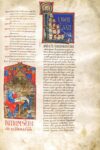 Maestro della Prima Bibbia della Casanatense, Evangelista Matteo allo scrittoio e i Progenitori di Cristo, Bibbia, 1150-70 ca. Roma, Biblioteca Casanatense