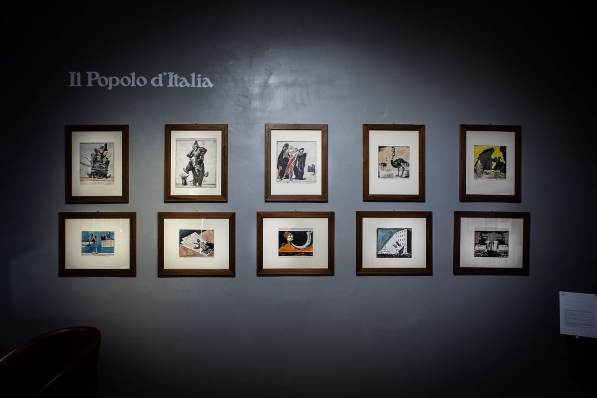 Mario Sironi. La poetica del Novecento. Exhibition view at Galleria Russo, Milano 2022