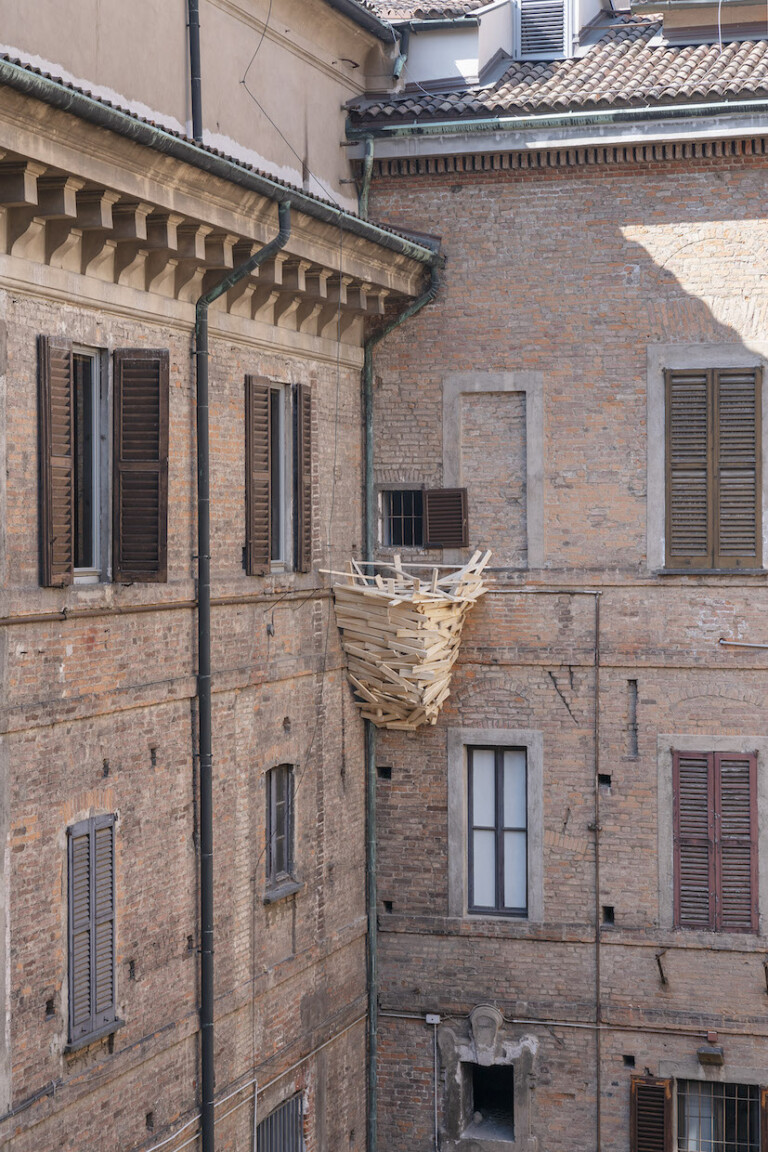 Nest Tadashi Kawamata, Palazzo di Brera ph. Paolo Riolzi