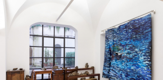 Oscar Murillo. Spirits and Gestures. Exhibition view at Fondazione Memmo, Roma 2021. Courtesy the artist & Fondazione Memmo. Photo Daniele Molajoli