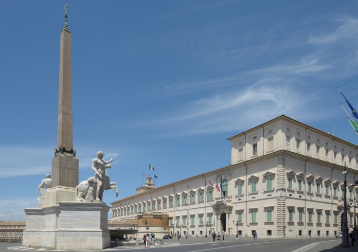 Palazzo del Quirinale, Roma. Ph. Wolfgang Moroder via Wikipedia
