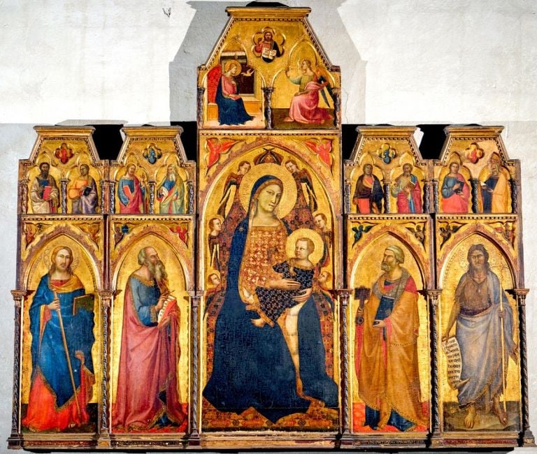 Polittico di San Giovanni Fuorcivitas, oro e tempera su tavola, 1350-53 ca. Pistoia, chiesa di San Giovanni Fuorcivitas