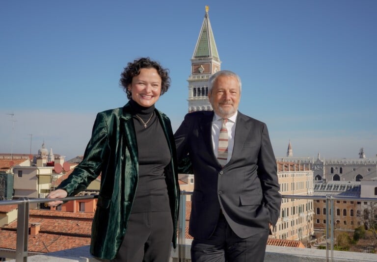Roberto Cicutto e Cecilia Alemani. Photo Andrea Avezzù. Courtesy La Biennale di Venezia