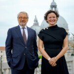 Roberto Cicutto e Cecilia Alemani. Photo Andrea Avezzù. Courtesy La Biennale di Venezia