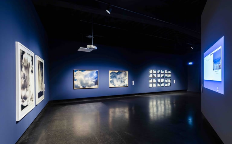 Songs of the Sky. Photography and the Cloud. Exhibition view at CO Berlin, 2021-22 © David von Becker