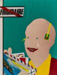 Stefano Tamburini, “Frigidaire Devo”, 1980. Collage di carte applicato su cartoncino, 39,5 x 29,8 cm, Illustrazione per “Frigidaire” n. 1, novembre 1980, stima €4.000 – 8.000