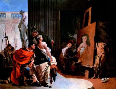 Tiepolo, Alessandro e Campaspe nello studio di Apelle