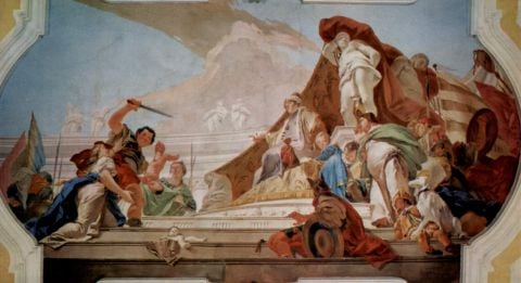 Tiepolo, Gallerie del Palazzo Patriarcale di Udine, particolare