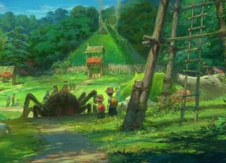 Uno dei bozzetti del parco divertimenti dello Studio Ghibli