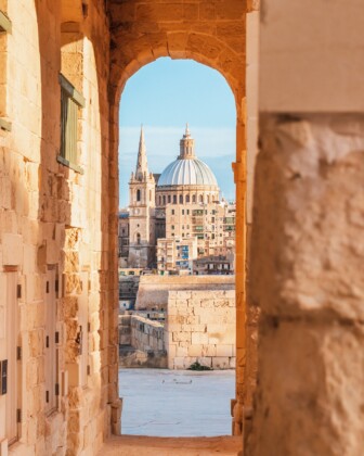 Uno scorcio sul centro di Valletta